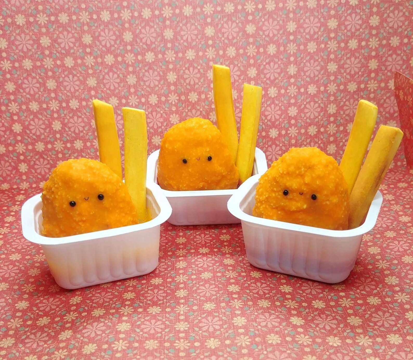 Adorable Chicken Nugget figurine Decoration Cute Desk buddy Etsy