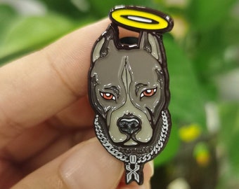 All Dogs Go To Heaven DMX Tribute Enamel Pin - Pins - The Dog Pin - parody