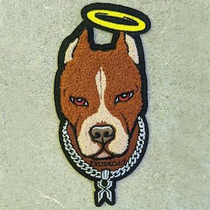 All Dogs Go To Heaven DMX Tribute Chenille Patch 6 inch (Iron on & sew on)