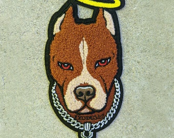 All Dogs Go To Heaven DMX Tribute Chenille Patch 6 inch (Iron on & sew on)