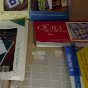 Quilting Patterns ,Inspirational CD, Quilting Journal, Rotary Cutting Mats & Quilters Ruler