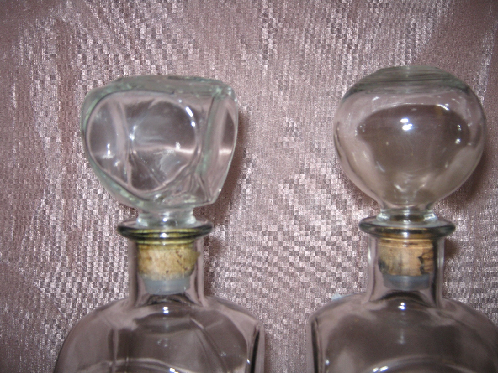 Liquor, Decanter, Clear Glass, D126, Vintage, Barware, Etsy