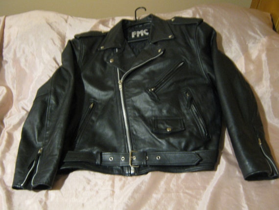 fmc leather motorcycle jacket