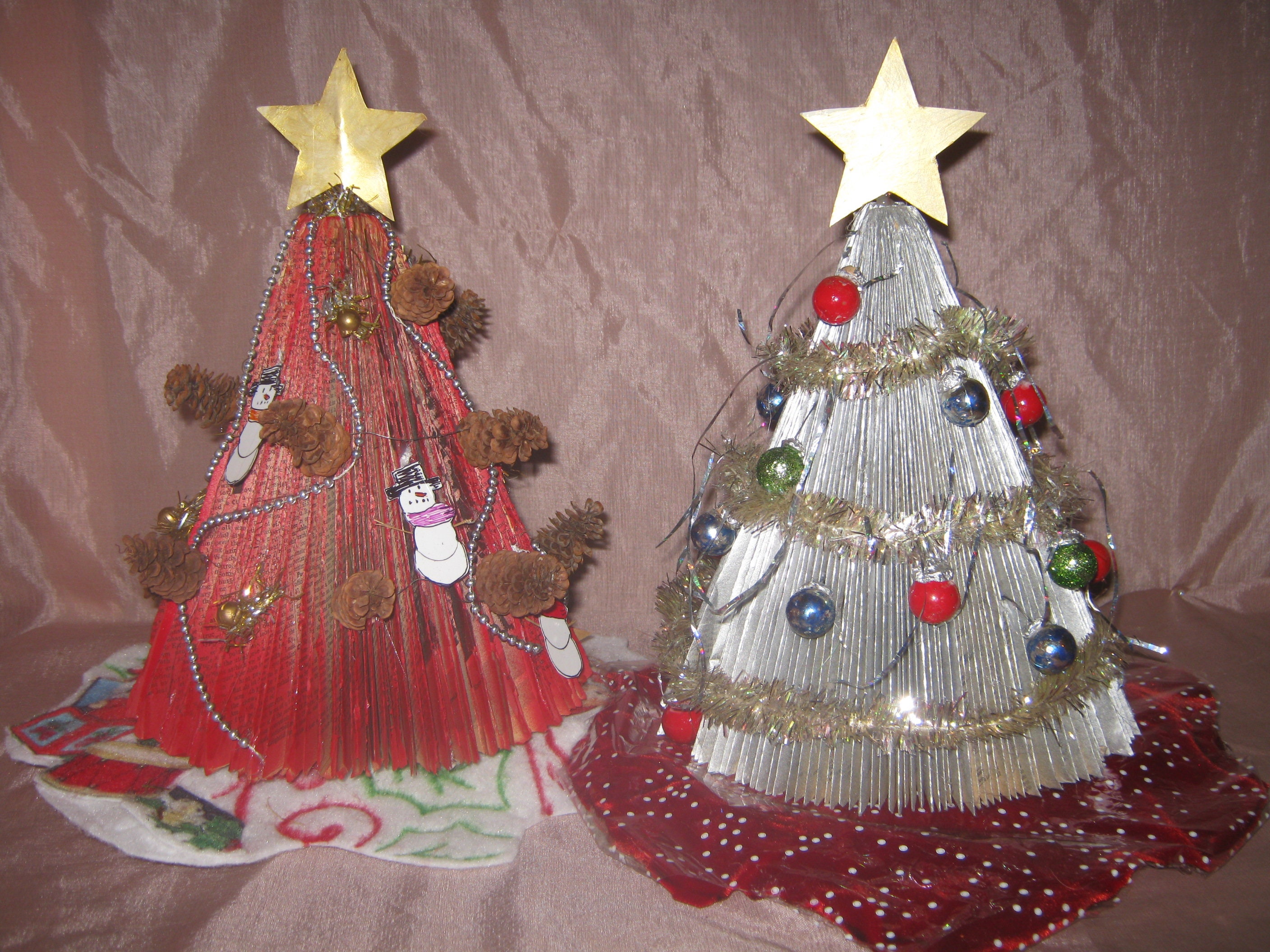 A Pair of Nostalgic Readers Digest Christmas Trees