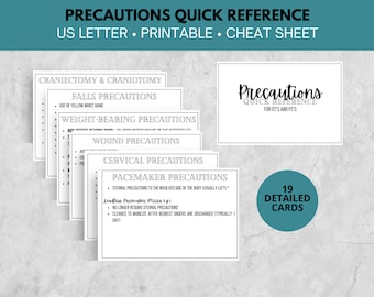 Occupational Therapy Quick Reference / Cheat Sheet / Pocket Sized / New ...