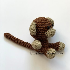 Monkey “Ari” from “MobileKreationen”, crocheted, handmade, in your desired color, washable