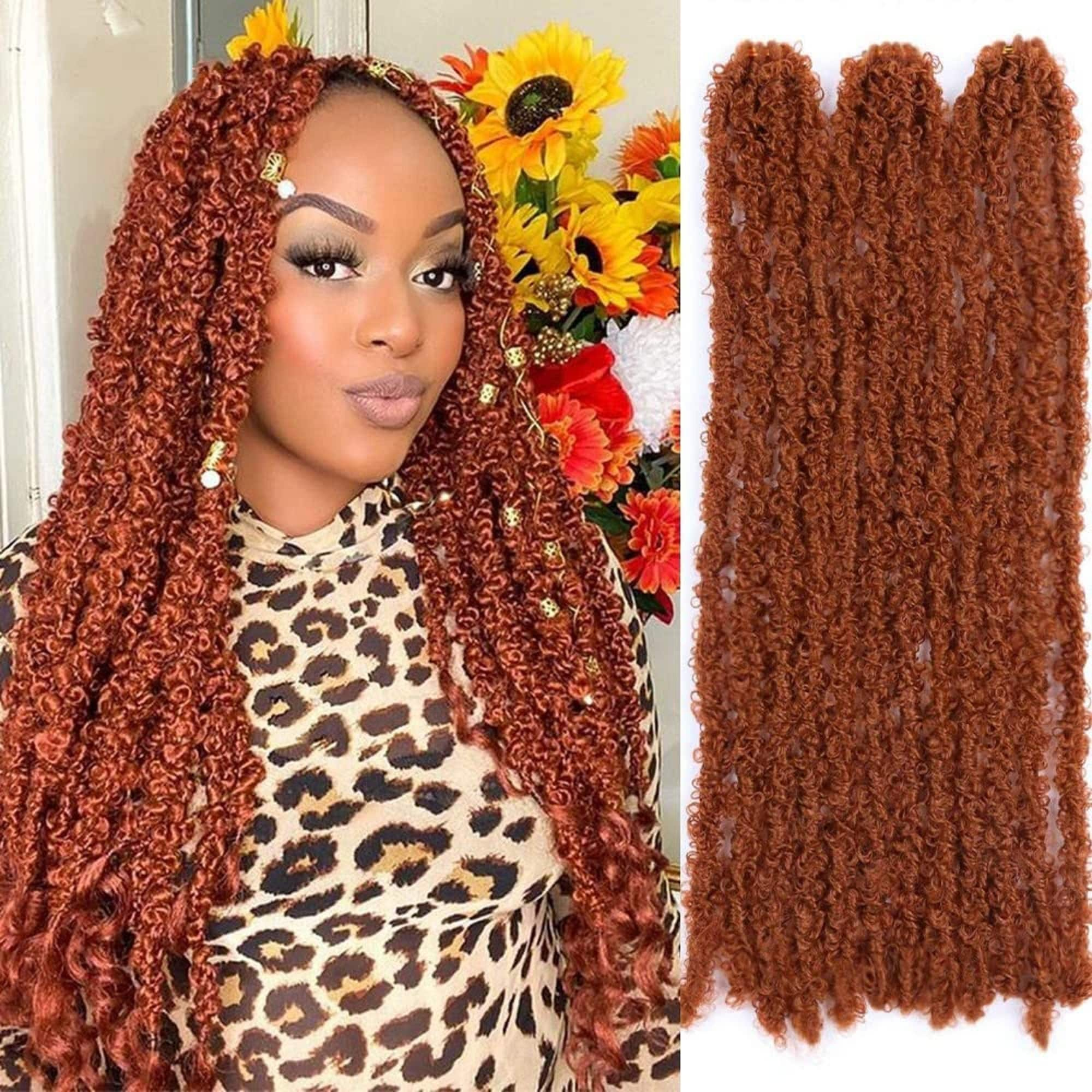 New Soft Locs Crochet Hair For Women For Natural Butterfly - Temu