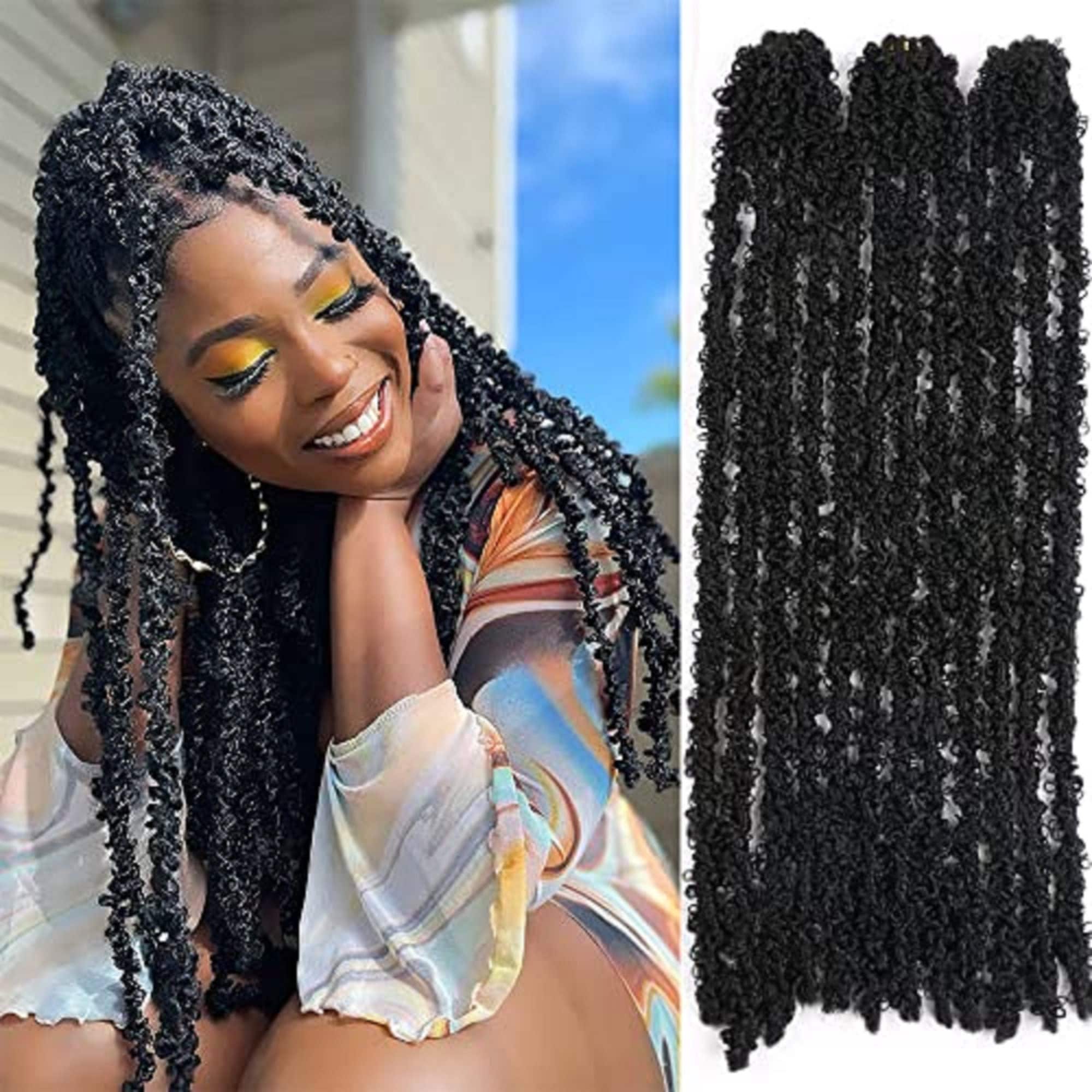 Butterfly Locs Crochet Hair 24 Inch Maverick Boho Style Distressed Soft