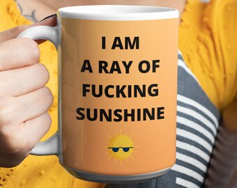 I&#39;m a Ray of Sunshine - Funny Coffee Mok, Magnetron & Vaatwasser Veilig, Merchandise for Kitchen, Office, Gifts for Friends