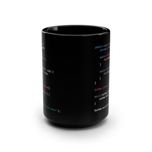 Java Coffee Mug Programmer Coder Engineer Java Black Tea Mug Gift Java ...