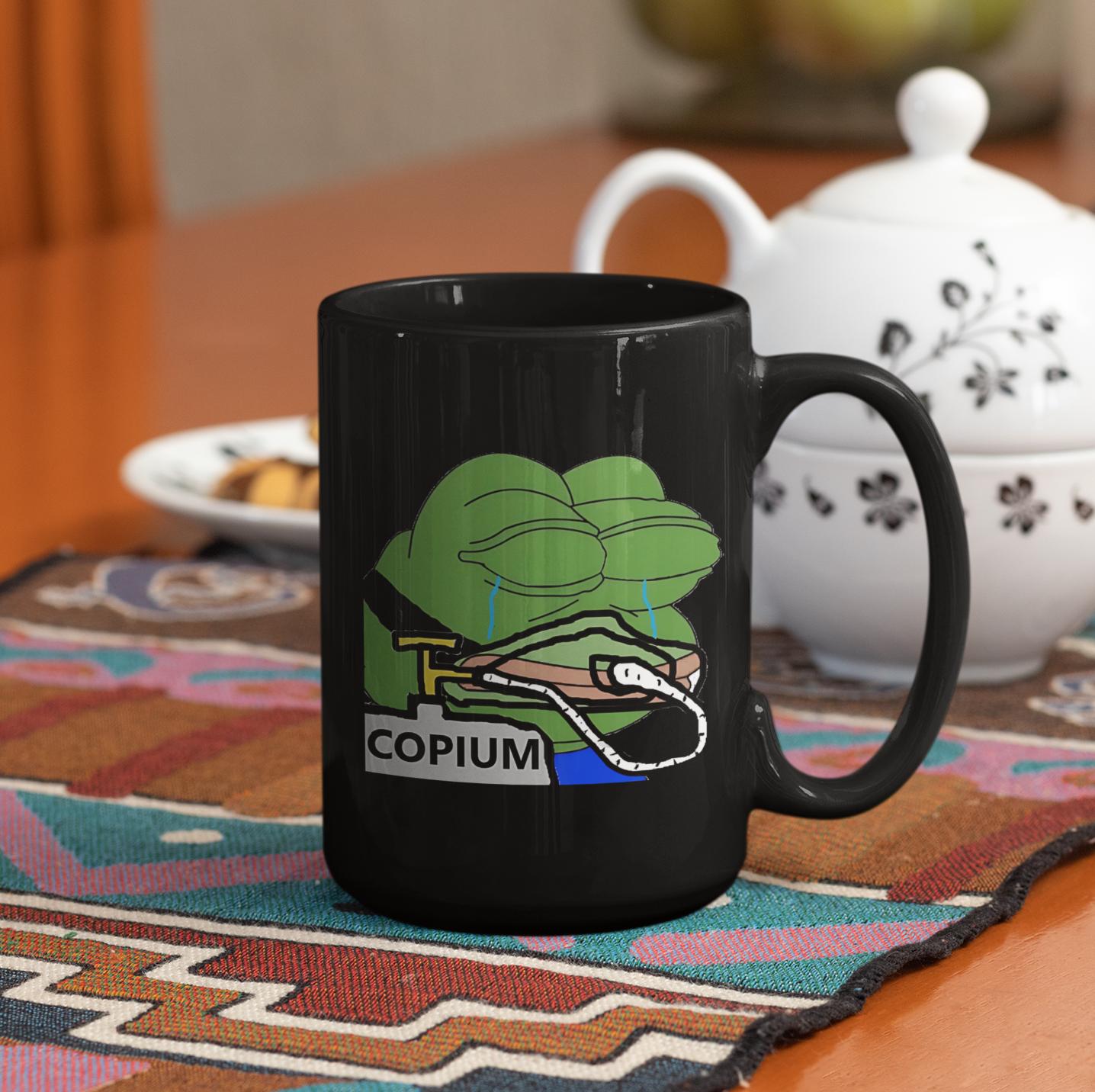 Copium Meme Mug Black Pepe the Frog Mug Funny Peepo Coffee Mug Twitch Meme  Gift for Gamers Streamers Internet Humor Cup Gamer Copium Cup - Etsy Israel