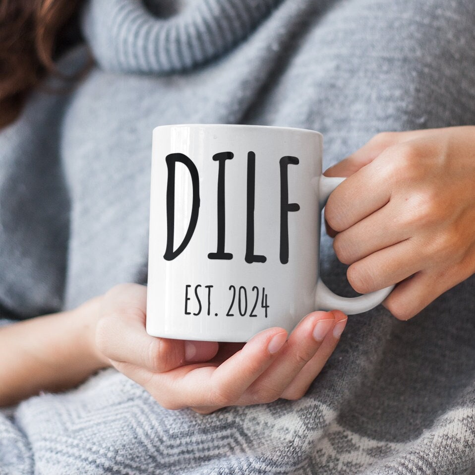 Dad DILF 2024 Mug, New Dad Mug, New Dad Gifts, Dad Coffee Cup, Father Coffee Mug, Dad Birthday Gift, DILF Coffee Mug