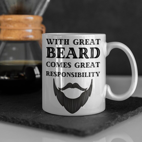 Beard Mug Funny Coffee Mugs for Men Christmas Gift for Husband Birthday  Presents for Boyfriend Dishwasher and Microwave Safe 