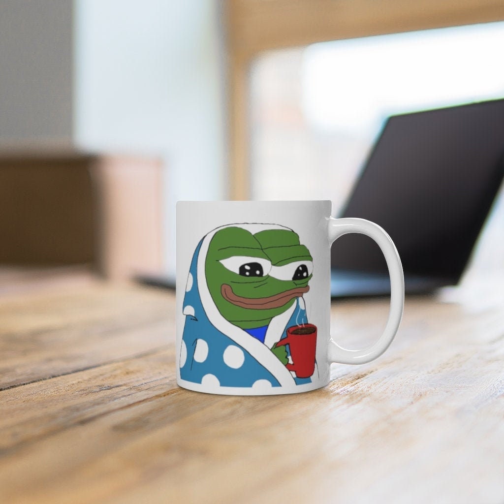 Pepega Mug Twitch BTTV Emote Mug Pepe the Frog Mug Feels