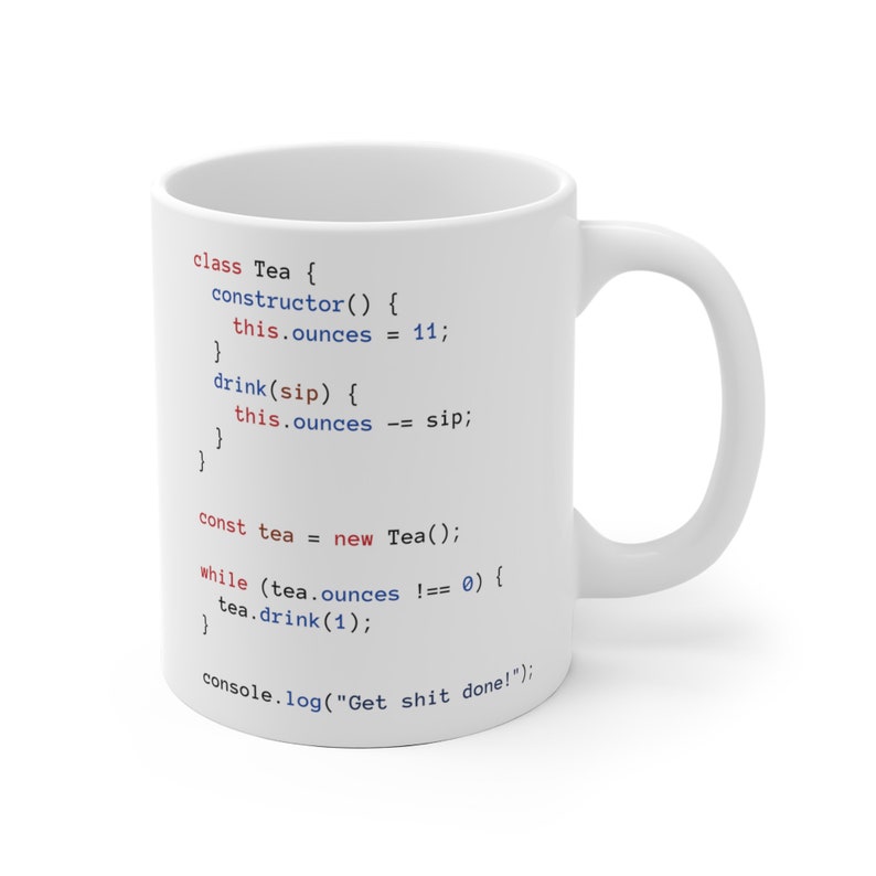 Weißer Labradorit Becher, Programmierer Geschenk, Programmierer Geschenk, Programmierer Geschenk, Programmierer Geschenk, Coder Teebecher Bild 2