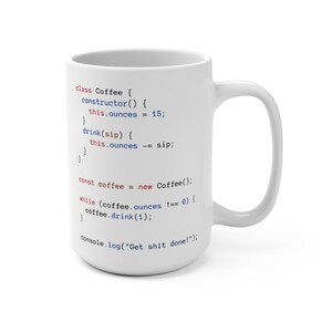 Weißer Labradorit Becher, Programmierer Geschenk Bild 6