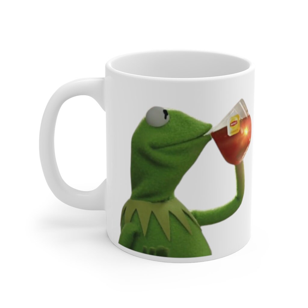 Kermit Sipping Tea, Pero eso no es de mi negocio taza, taza de café grande,  taza de té grande - Etsy México, image size:1024x1024