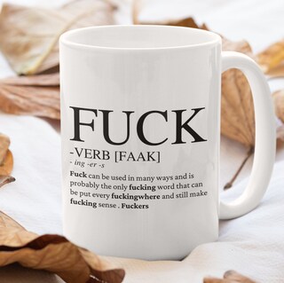 Tazza Da Caffè Divertente Con Detti Inappropriati Per Adulti - Ceramica Bianca 11 O 15 Once, Regalo Sarcastico Per Colleghi E Amici