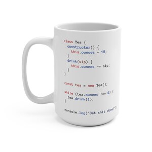 Weißer Labradorit Becher, Programmierer Geschenk, Programmierer Geschenk, Programmierer Geschenk, Programmierer Geschenk, Coder Teebecher Bild 7