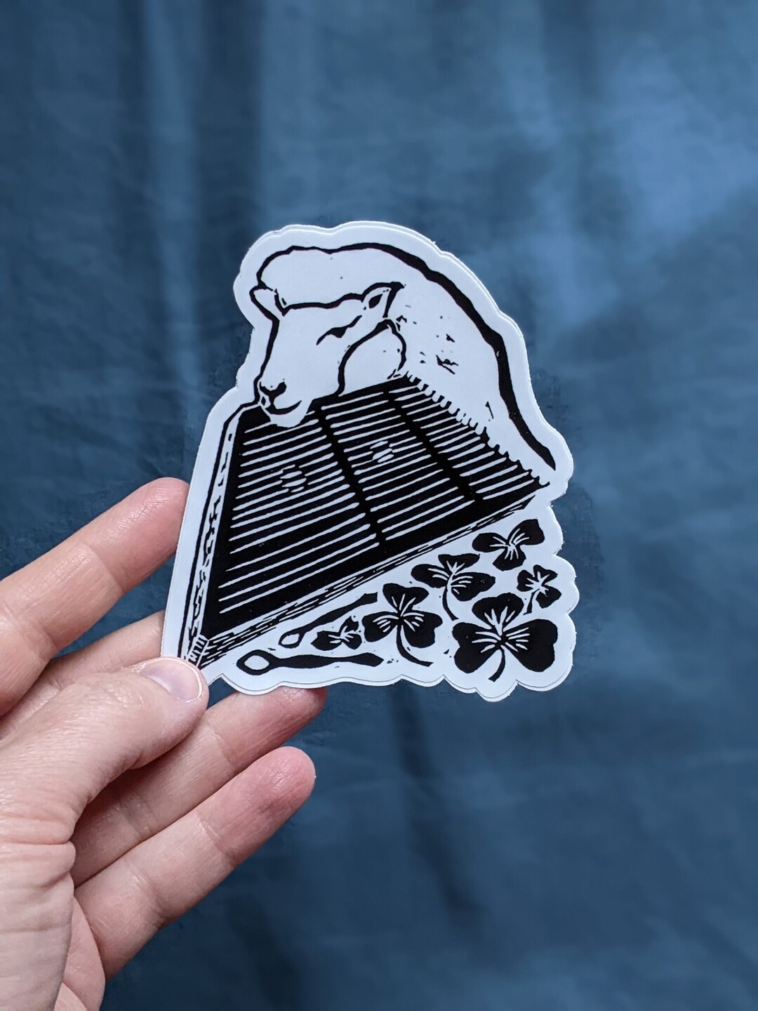 Sheep Dulcimer Sticker Etsy