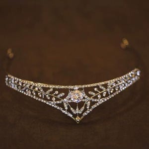Crystal Tiara for Brides, Bridesmaids, Sparkly Headpiece, Wedding Crown image 3