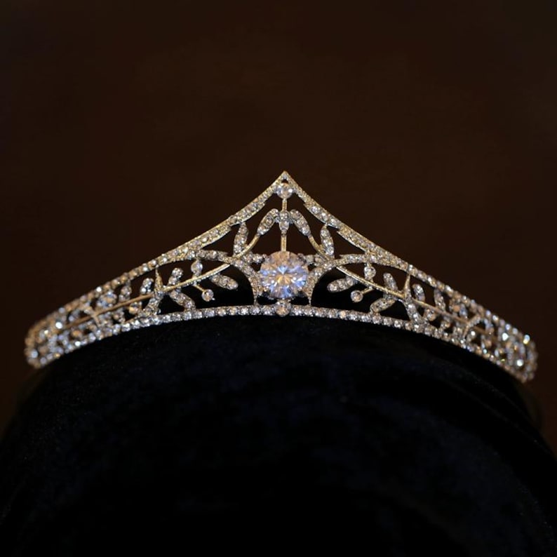 Crystal Tiara for Brides, Bridesmaids, Sparkly Headpiece, Wedding Crown image 1