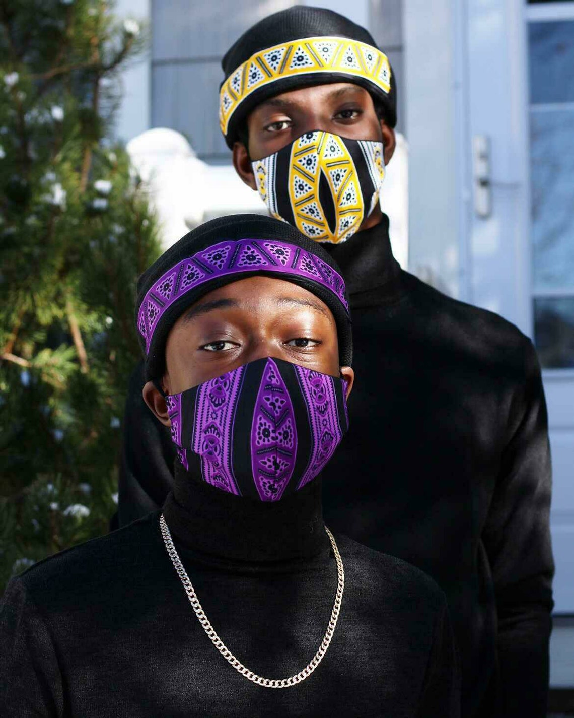 Beanie with Face Mask Set Etsy