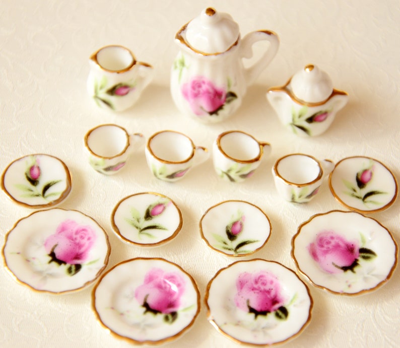 Dollhouse Miniature 1:12 Toy Flowers And Fruit Hanging Basket Doll House Decor#D