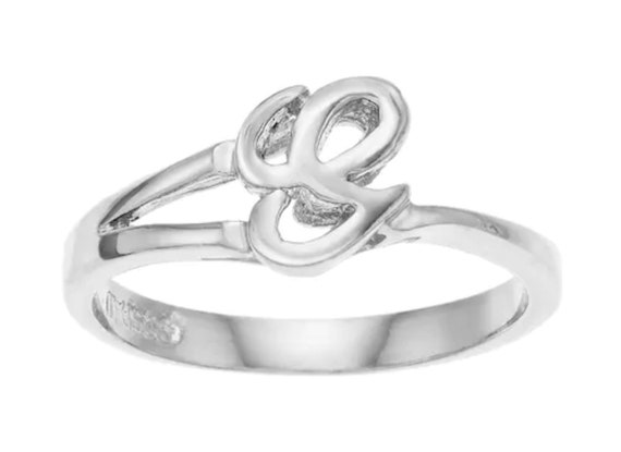 Sterling Silver Initial G Ring Monogram G ring Custom Ring Personalized Letter Ring Minimal Initial Jewelry Dainty Initial Rings