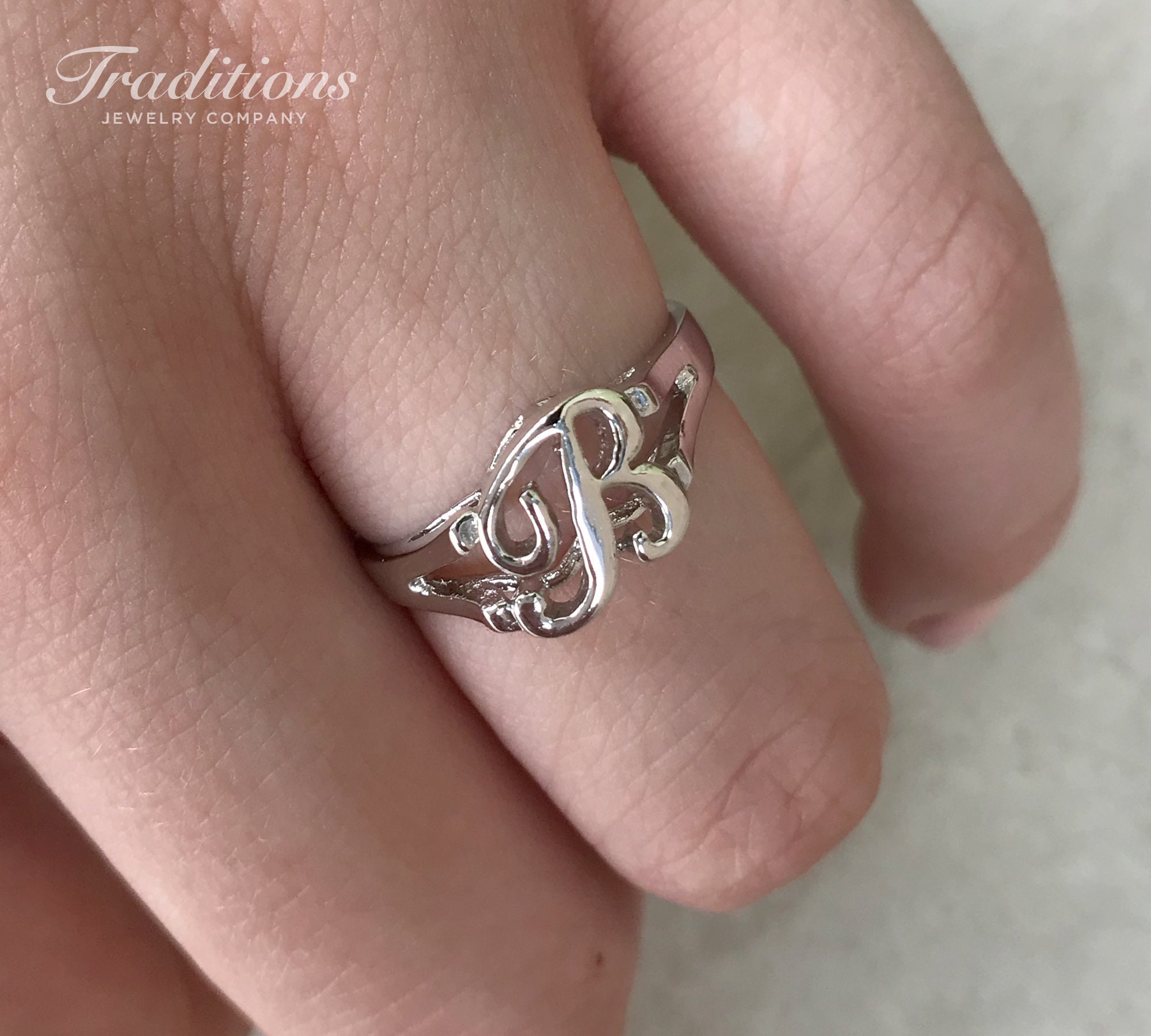 YOUR LETTER / Ring A-Z (adjustable) ByDominique