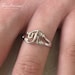 Sterling Silver Initial R Ring - Monogram R Ring - Custom Ring ...