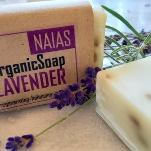 Organic Lavender Soap: Natural Handmade Bar Soap
