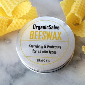 Organic Beeswax Balm: Lavender Chamomile Salve for Dry Skin