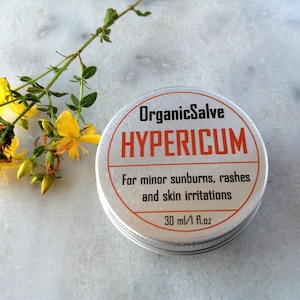 BIO Hypericum Salbe: Natürlicher Johanniskraut Hautbalsam