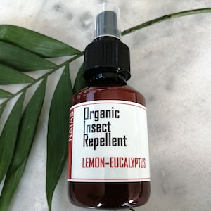 Natural insect repellent, Organic bug spray, DEET and alkohol free, with natural essential oils, kids friendly