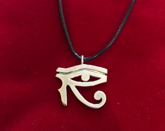 Ciondolo amuleto occhio di Horus egiziano in argento sterling Ciondolo amuleto occhio di Horus egiziano in argento sterling