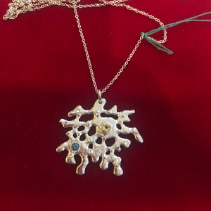 Ocean silver necklace