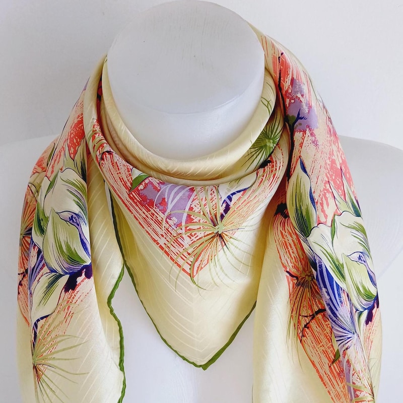 Womens Silk Scarves - Etsy