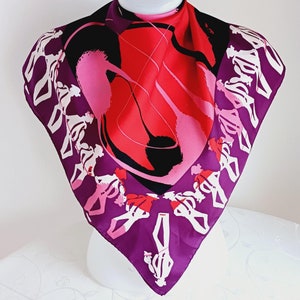 Disco 70s Scarf . Disco Era scarf. 31 x 32"