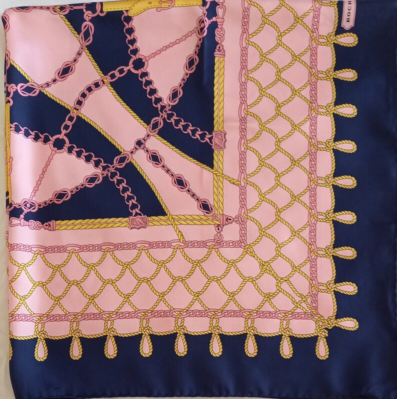 Equestrian silk scarf