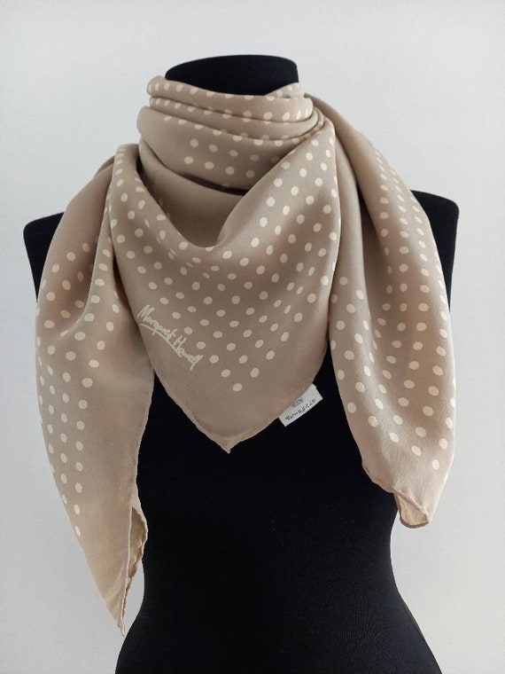 Margaret Howell vintage silk scarf. Classic polka do… - Gem