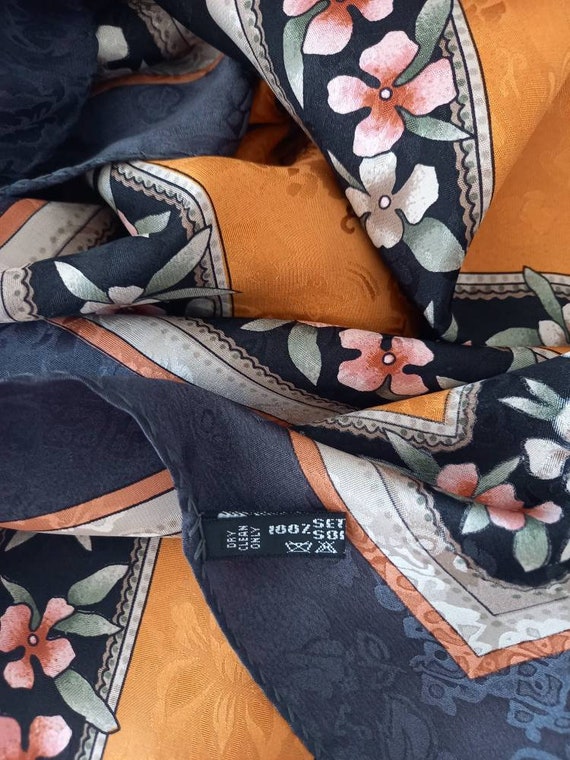 小物 Mallion vintage scarf Vintage Citrus Square Head Scarf – Scarf Bar