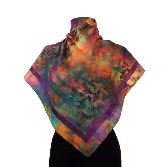 Summer square scarf. New Large scarf women. Gift … - image 1