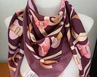 Vintage Silk Stole - Etsy