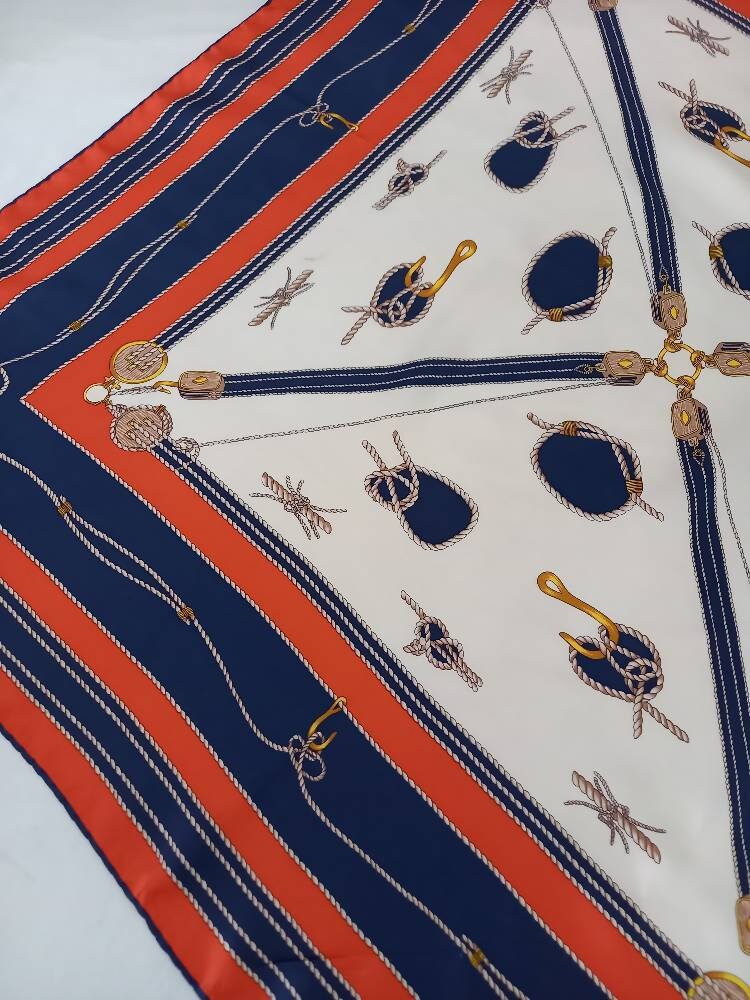 Vintage Square Silk Scarf. Belts , Ropes, Hooks Print Scarf. Designer Bayron Signed Silk Scarf.blue Red White Scarf - Etsy Vintage Square Silk Scarf. Belts , Ropes, Hooks Print Scarf. Designer Bayron Signed Silk Scarf.blue Red White Scarf - Etsy