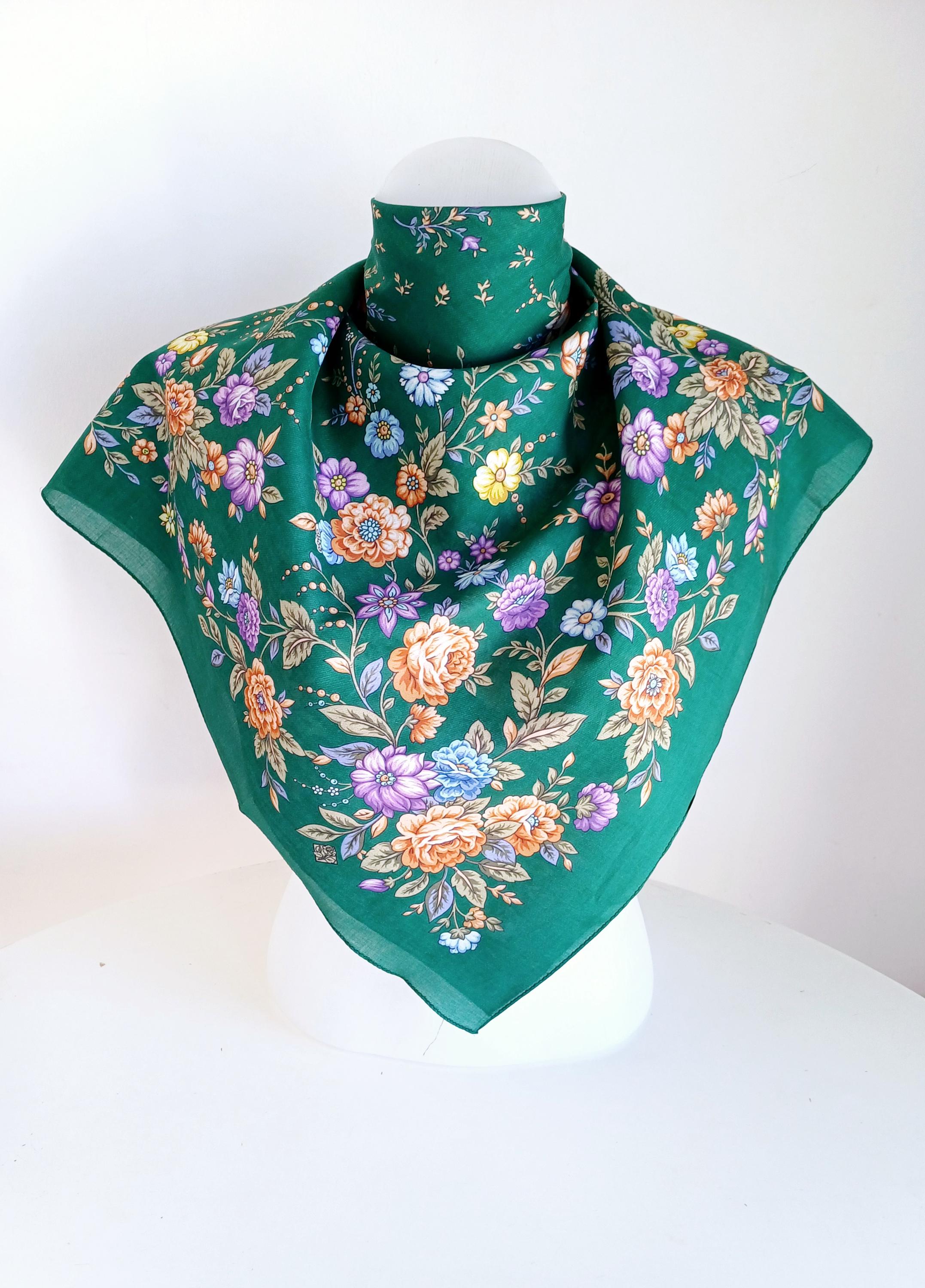 小物 CTHY HIGH-END VINTAGE SILK SCARF Vintage Mitsukoshi Silk Scarf,twill Silk Scarf,vintage Silk