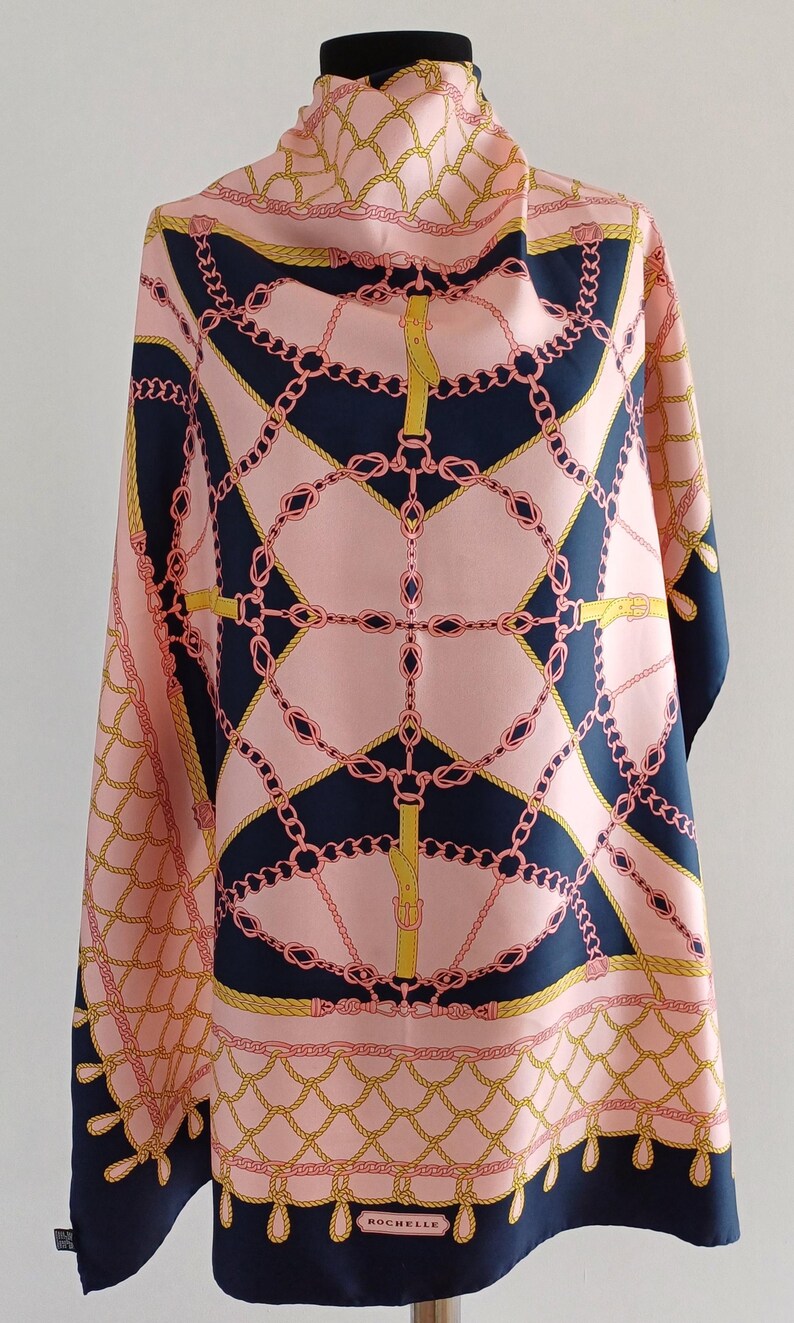 vintage Rochelle silk scarf