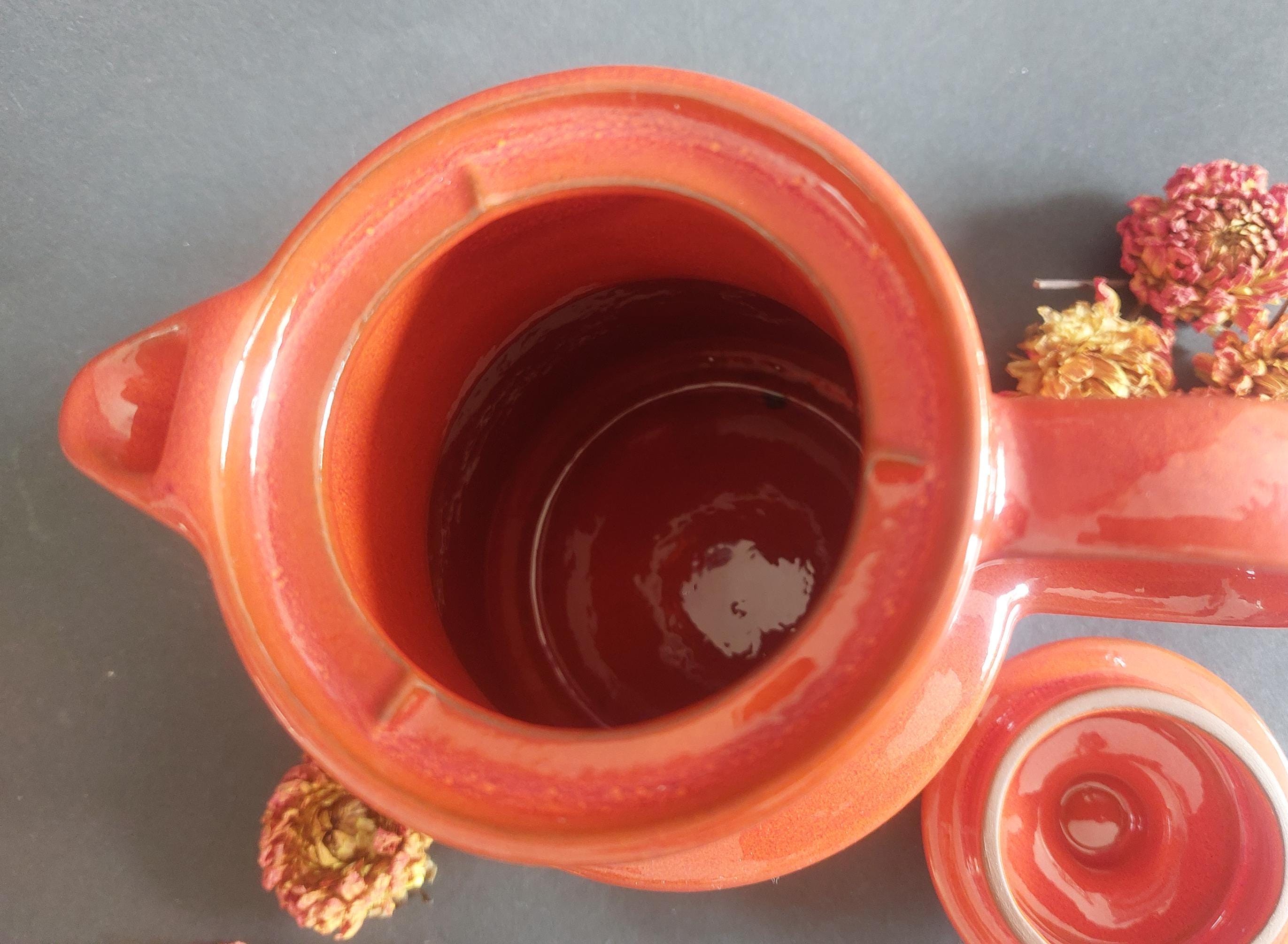 Red Melitta Coffee Pot - Melitta Kopenhagen Ceracron in Excellent