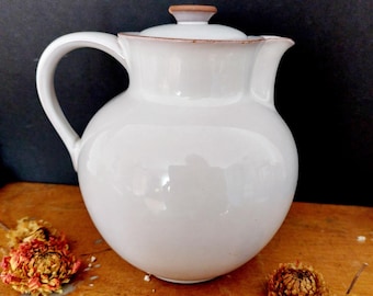 KMK Kupfermühle Siena - small coffee pot - 50s 60s - light grey  West German pottery wgp - Moma