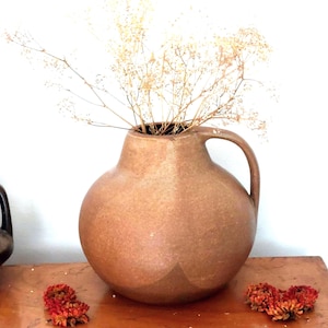 Schwere Krösselbach Studio Keramik Krug Vase ca. 23cm 2,7 kg 60er WGP